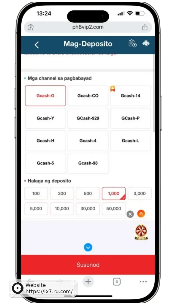 IX7 Deposito Gcash
